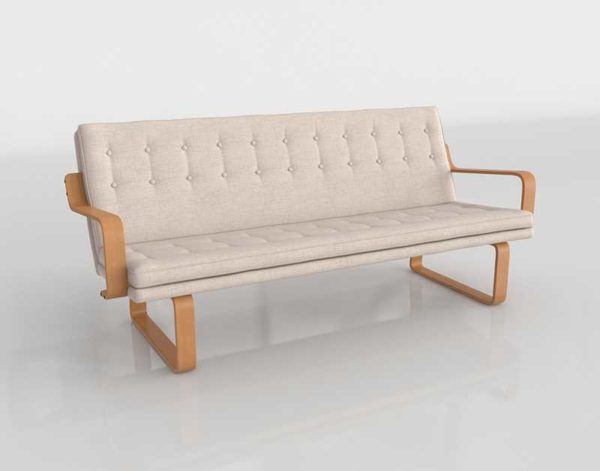 Couch 3D Model Settees&Chaises Living Room 118