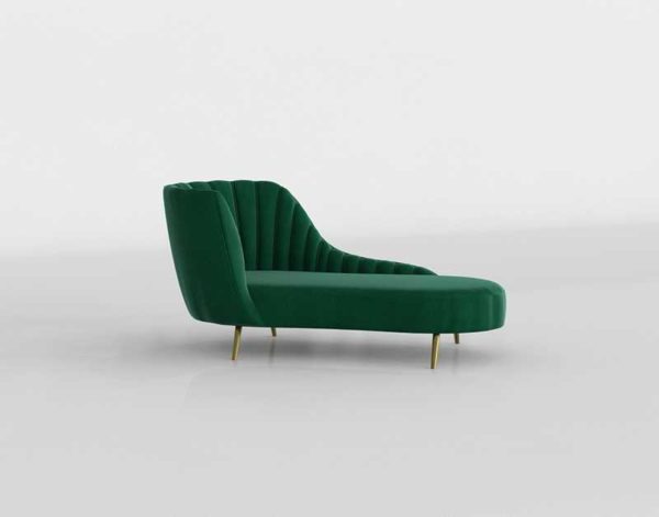 Wayfair Canh Chaise Lounge Emerald Green