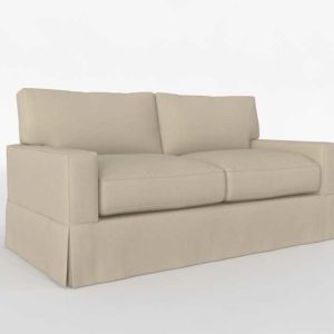 Pb Comfort Square Arm Sofa Performance Buckwheat