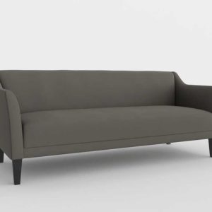 sofa-3d-cratebarrel-margot-ii-negro