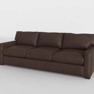 CB Axis II Leather 3 Seat Grande Sofa Lavista Chestnut