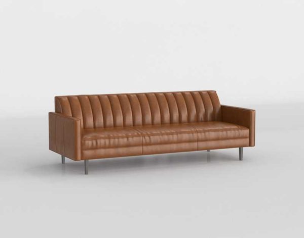 Roomandboard Goodwin Leather Sofa 3D