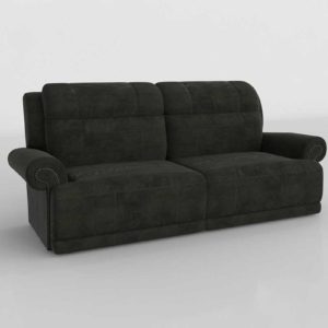 Sofa Reclinable 3D Negro
