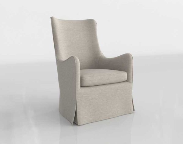 Room Board Ellery Swivel Glider Chair Destin Linen