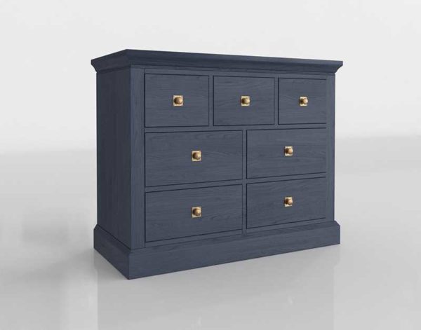PotteryBarnkids Charlie 3D Dresser Smoked Charcoal
