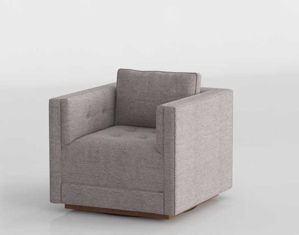 3D Designer&GE Swivel Chair Modelado