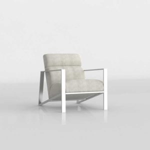3D Designer&GE Bennetti Metal Frame Chair Mirage Champagne