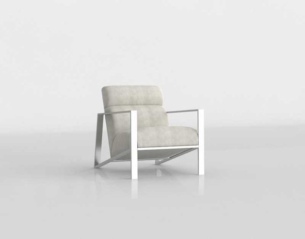 3D Designer&GE Bennetti Metal Frame Chair Mirage Champagne