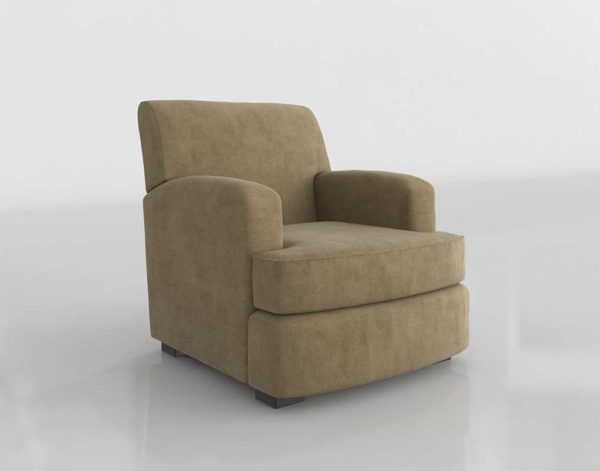 Glancing Eye and Designer 3D Armchair 1224
