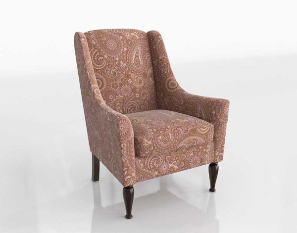 Glancing Eye and Designer 3D Armchair 1227