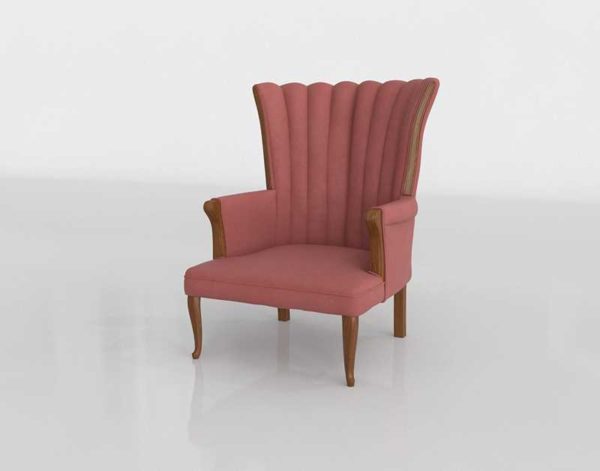 Glancing Eye and Designer 3D Armchair 1228
