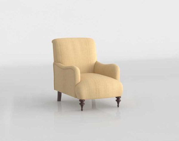 3D Model Armchair Living Room 1302
