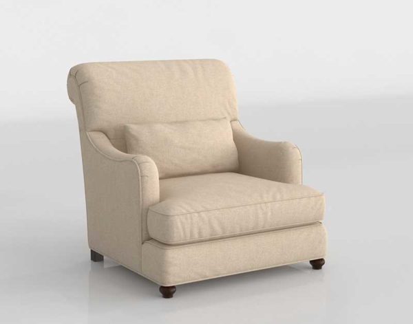 3D Model Armchair Living Room 1304