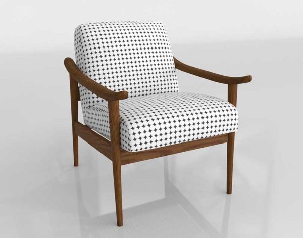 3D Modelign in Spain Living Room Design Chair 5014