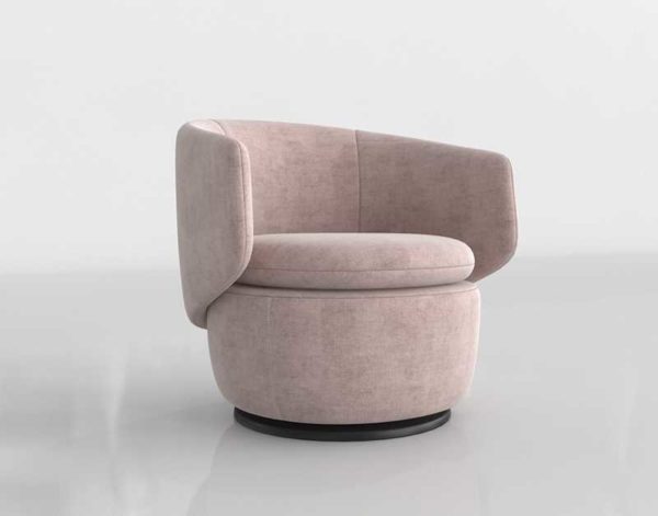 Pearl Living Room Chair 3D Model