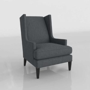 CB Luxe High Wing Back Chair
