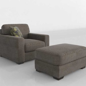 armchair-with-ottoman-3d