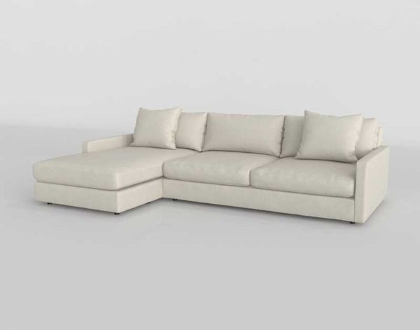Room And Board Linger Sofa With Left Arm Chaise