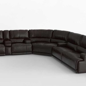 RCWilley Blackberry 3 Piece Power Reclining Sectional Sofa Stampede