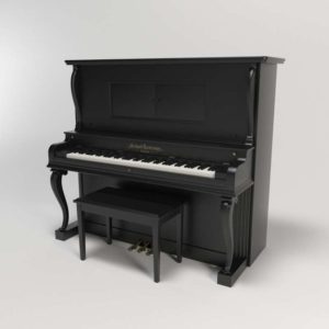 Modelado 3D Glancing Eye Piano 07155