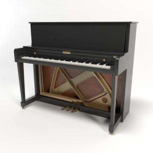 Modelado 3D Glancing Eye Piano 07072