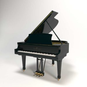 Modelado 3D Glancing Eye Piano 07091