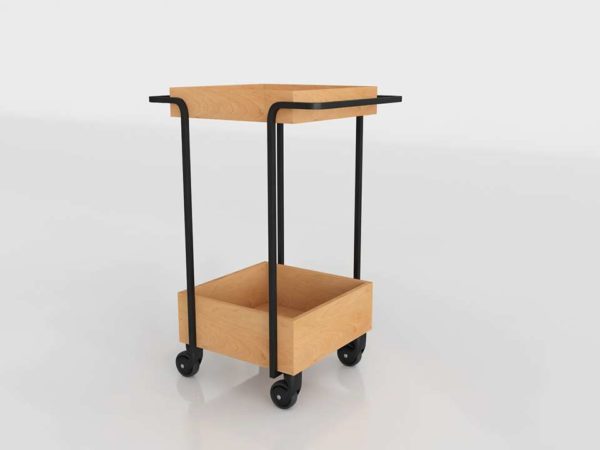 Keating Bar Cart 3D Model
