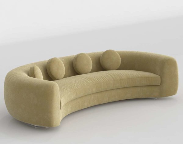 Jelly Curved Sofa 3D Model