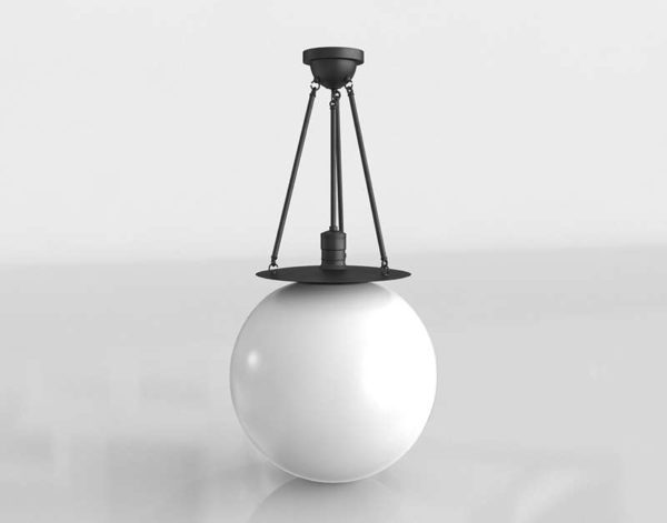 Lámpara Colgante 3D MDY Modelo Hood Classic Globe