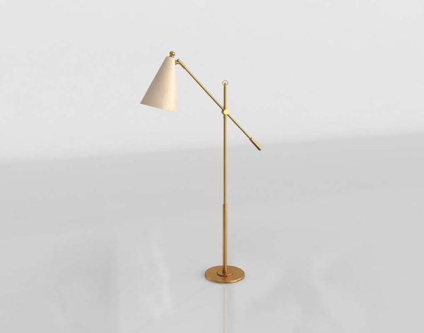 3D Floor Lamp C&B Golden Modern Design