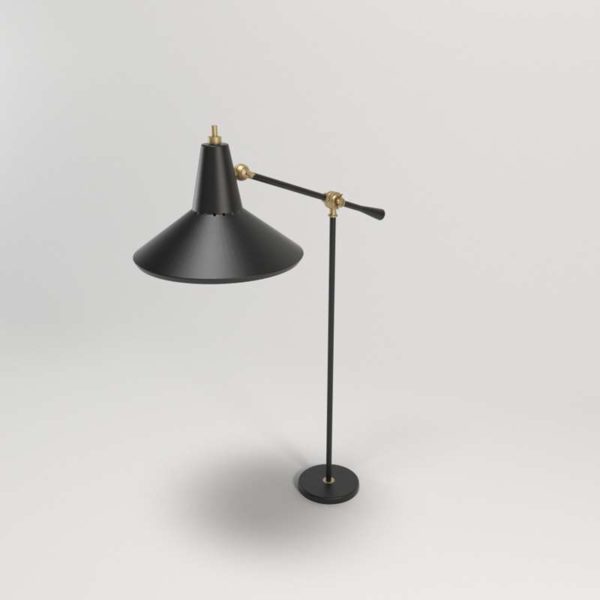 3D Floor Lamp C&B Dark Modern Design