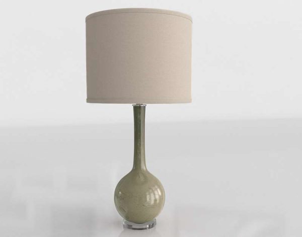 Modelo 3D Lámpara de Mesa Florence Gris