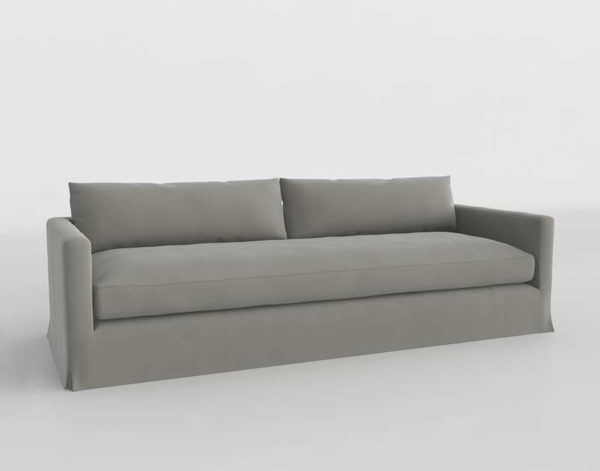 3D Sofa CB2 Delphine Slipcover