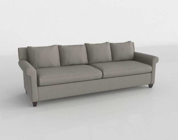 Walnu Sofa 3D Model