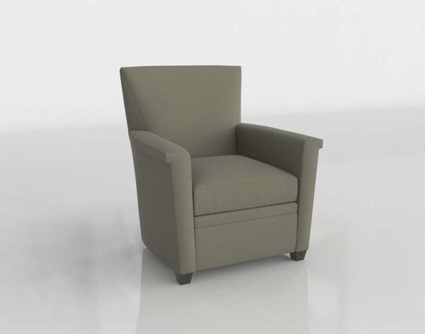 3D Office Chair C&B Declan Recliner
