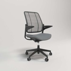 3D Office Chair C&B Ocean Grey