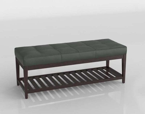 3D Bench C&B Nash Leather Small