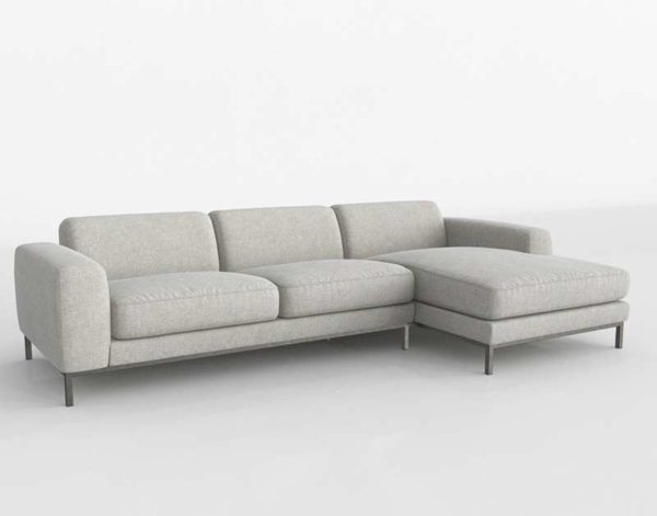Sofa 3D Seccional C&B Benedict