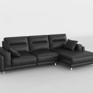 3D Sectional FabricaSofas Duo