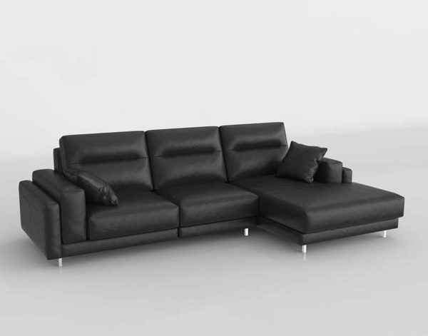 3D Sectional FabricaSofas Duo