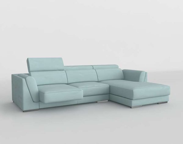 3D Sectional FabricaSofas Lucca