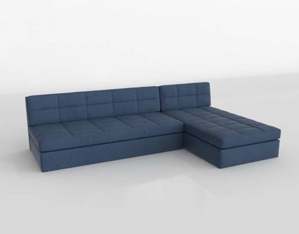 Sofa 3D Seccional C&B Chaise Longue