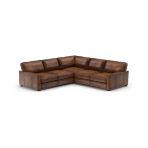 Sofa 3D Seccional PB Bourbon de Piel