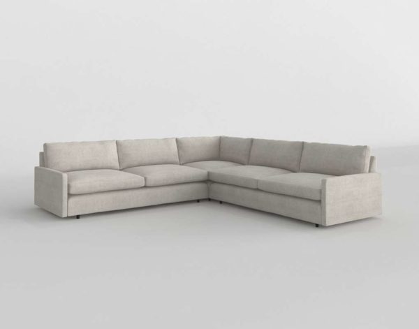 Sofa 3D Seccional Arhaus Kipton Corner