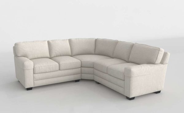 Sofa 3D Seccional Arhaus Esquina Pequeña