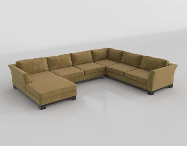 Interior GE 36 Sectional 3D Model