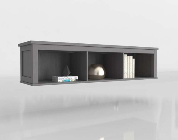 Mueble de Pared 3D IKEA Hemnes