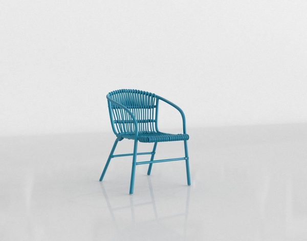 3D Chair Benlliure&Baixauli Mar Azul