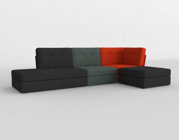 3D Sofa Benlliure&Baixauli Mondrian