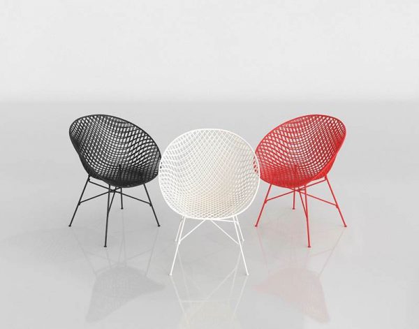 3D Chairs Set Benlliure&Baixauli Matrix Kartell